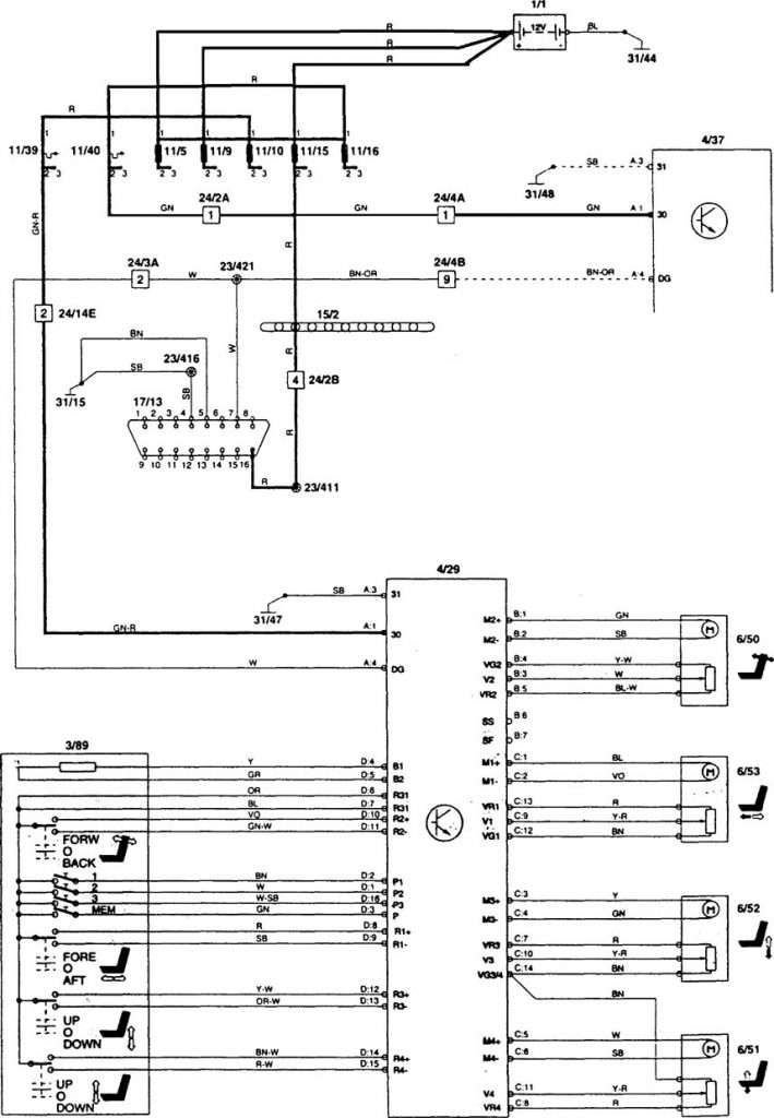 Volvo Wiring Diagrams Power Seats Carknowledge Info