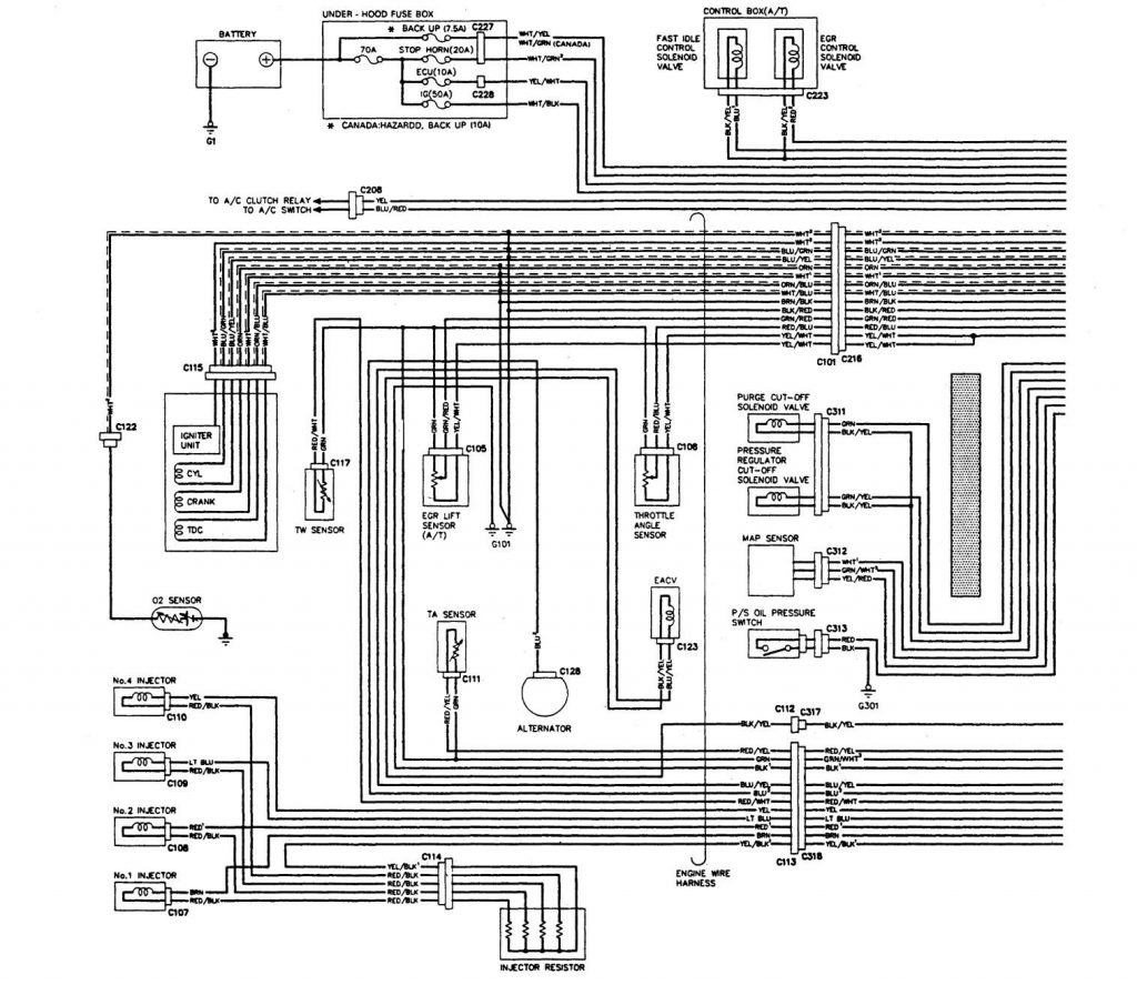 Acura Integra (1991) – wiring diagrams – fuel control - Carknowledge.info