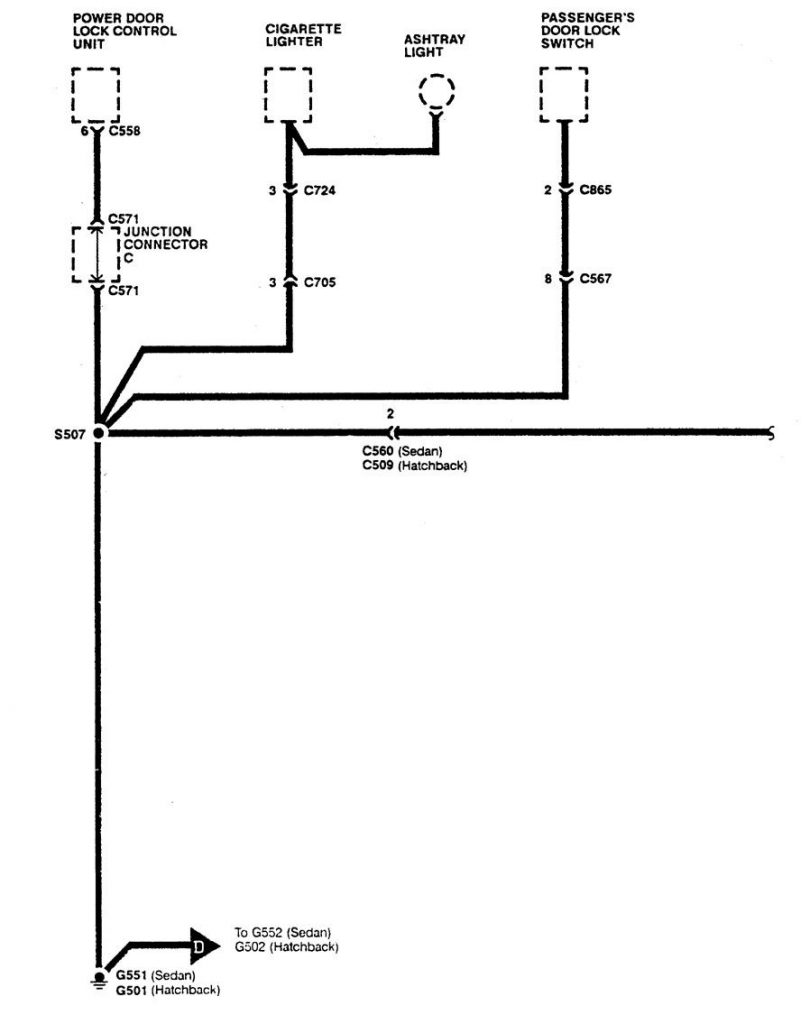 Acura Integra 1990 Wiring Diagrams Ground Distribution