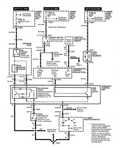 Acura Integra - wiring diagram - shift interlock