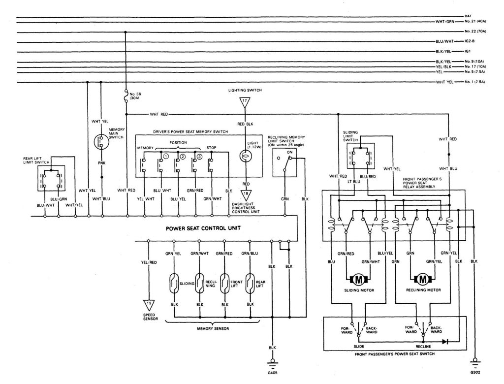 Acura Legend (1989) wiring system shift interlock Carknowledge.info