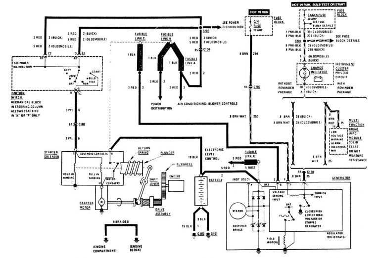 Buick Century (1989) - wiring diagrams - starting - Carknowledge.info