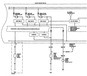 Acura TL - wiring diagram - instrumentation (part 3)