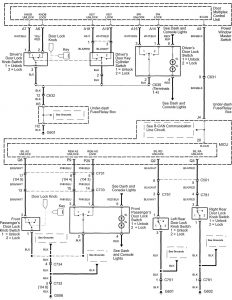 Acura TL - wiring diagram - power locks (part 2)