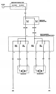 Acura TL - wiring diagram - power seats