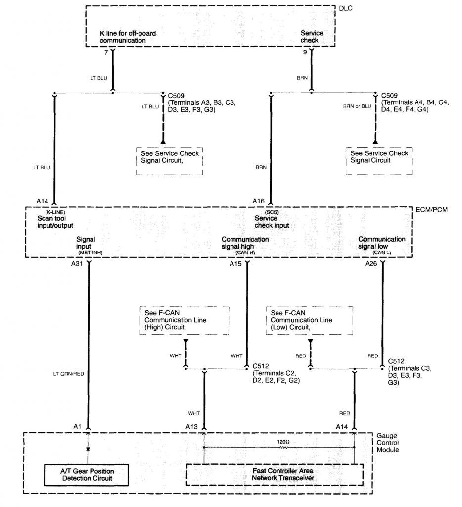 Acura TL (2004 – 2005) – wiring diagrams – transmission controls