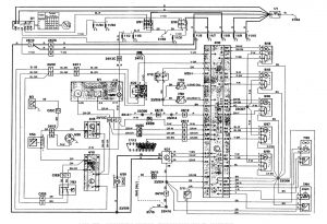 Volvo 850 - wiring diagram - HVAC controls (part 5)