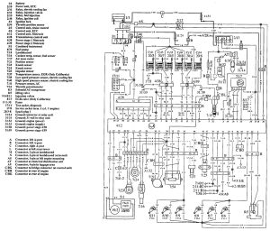 Volvo 960 - wiring diagram - fuel controls