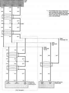 Acura TL - wiring diagram - audio (part 6)