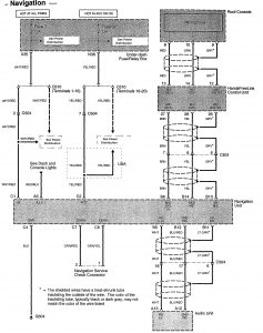 Acura TL - wiring diagram - audio (part 1)