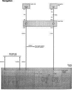 Acura TL - wiring diagram - audio (part 2)