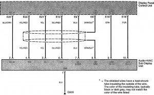 Acura TL - wiring diagram - audio (part 3)