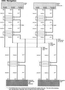 Acura TL - wiring diagram - audio (part 6)