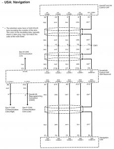 Acura TL - wiring diagram - hands free link system (part 2)