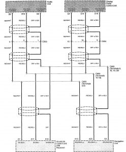 Acura TL - wiring diagram - HVAC controls (part 10)