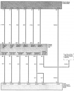 Acura TL - wiring diagram - HVAC controls (part 6)