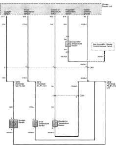 Acura TL - wiring diagram - HVAC controls (part 7)