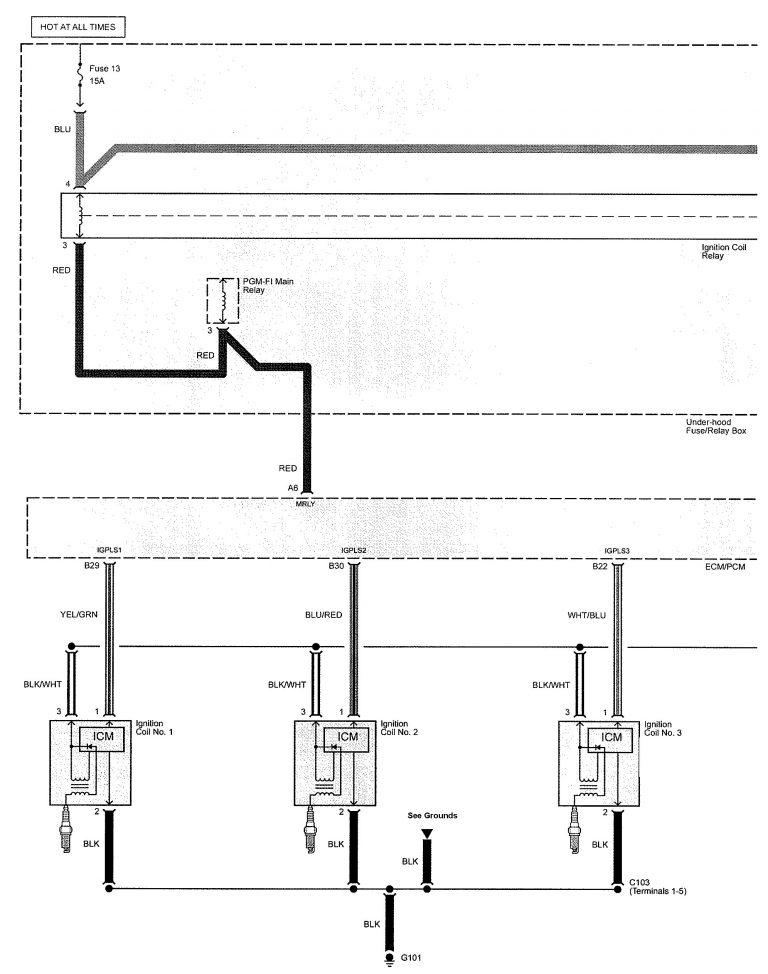 Acura TL (2009) - wiring diagrams - ignition - Carknowledge.info