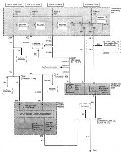 Acura TL - wiring diagram - integrated power module (part 1)