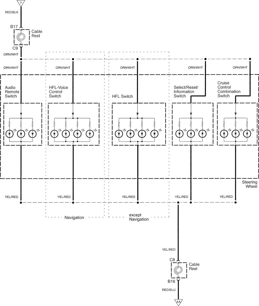 Acura TL (2007) - wiring diagrams - interior lighting - Carknowledge.info