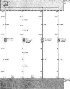 Acura TL - wiring diagram - keyless entry (part 3)