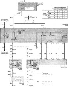 Acura TL - wiring diagram - power seats (part 6)