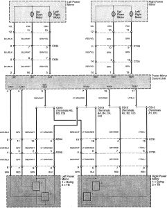 Acura TL - wiring diagram - power seats (part 7)