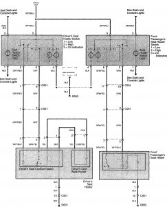 Acura TL - wiring diagram - power seats (part 2)