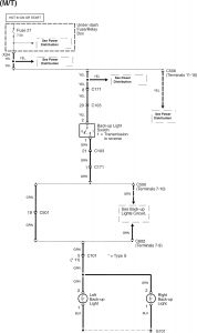 Acura TL - wiring diagram - reverse lamp