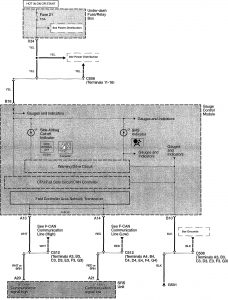 Acura TL - wiring diagram - seat belt (part 5)