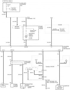 Acura TL - wiring diagram - security/anti-theft (part 3)