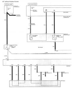 Acura TL - wiring diagram - shift interlock (part 1)