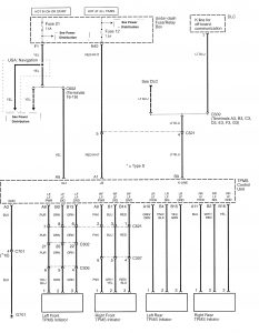 Acura TL - wiring diagram - tire pressure monitoring system (part 1)