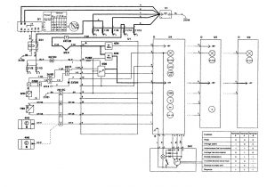 Volvo 850 - wiring diagram - clock