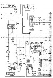 Volvo 850 - wiring diagram - fuel controls (part 2)