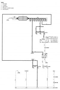 Volvo V70 - wiring diagram - accessory controls (part 1)