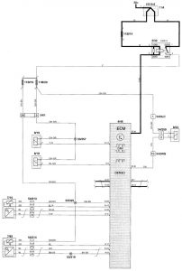 Volvo V70 - wiring diagram - fuel control (part 1)