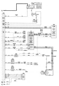 Volvo V70 - wiring diagram - fuel pump (part 2)