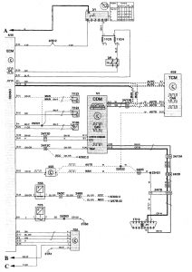 Volvo V70 - wiring diagram - fuel pump (part 4)