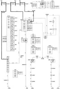 Volvo V70 - wiring diagram - instrument panel lamps