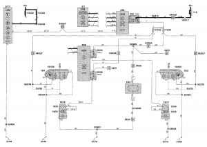 Volvo V70 - wiring diagram - tail lamps (part 1)