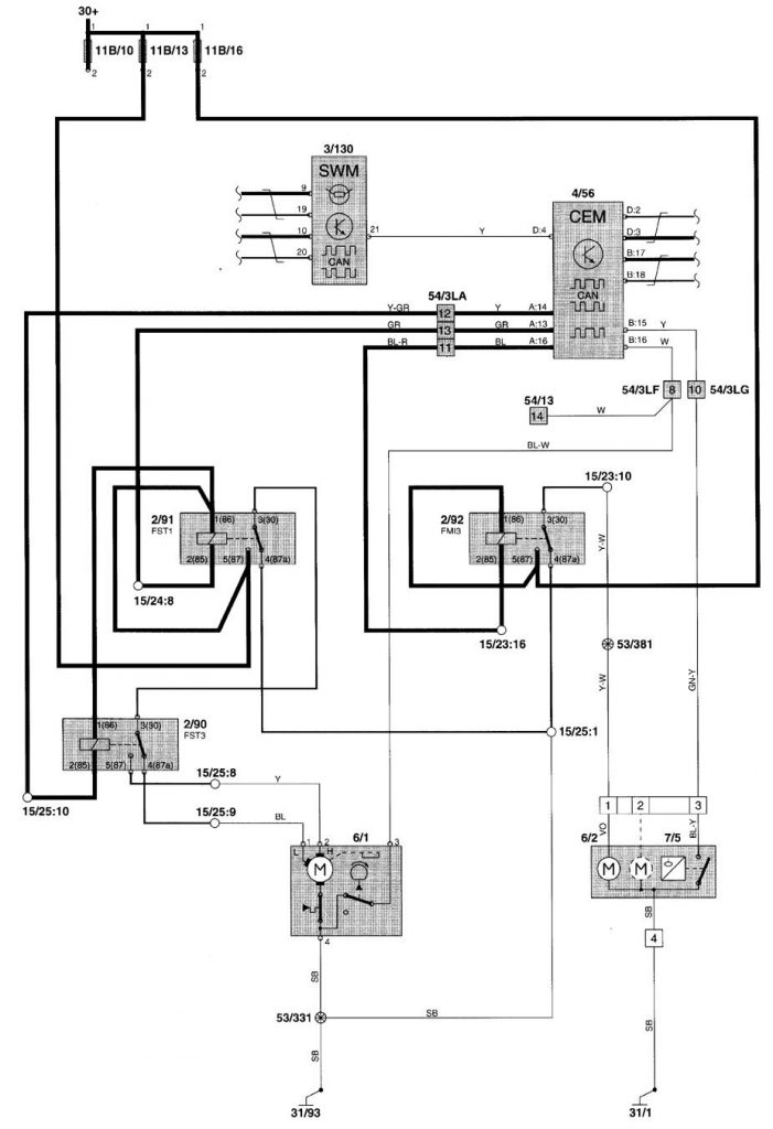 Volvo Wiper Switch Wiring