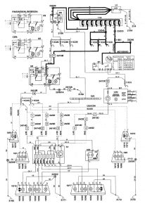 Volvo S70 - wiring diagram - tail lamps