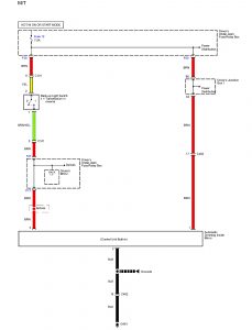 Acura TL - wiring diagram - electrochromic mirror - M/T