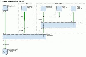 Acura TL - wiring diagram - splice - parking brake position circuit