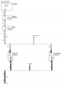 Acura TL - wiring diagram - vanity mirror lamp