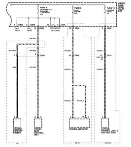 Acura RL - fuse box - power distribution (part 4)