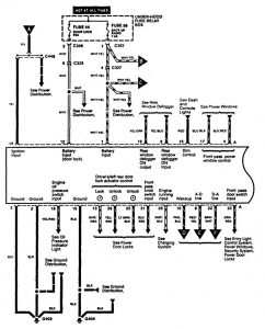 Acura RL - wiring diagram - body control (part 1)