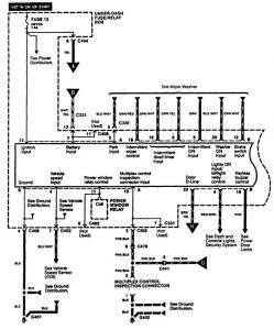 Acura RL - wiring diagram - body control (part 3)