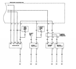 Acura RL - wiring diagram - body control (part 4)